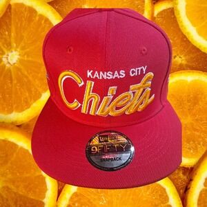 Kansas City‎ Chiefs New Era 9FIFTY Snapback Hat Cap NFL Football Red